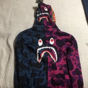 Bape Camo Shark Hoodie